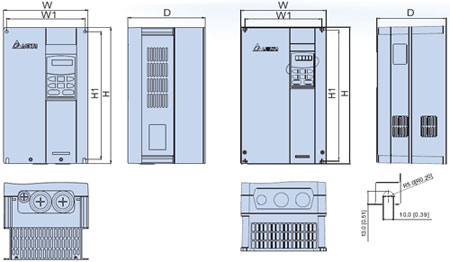 Преобразователи частоты Delta Electronics VFD-G