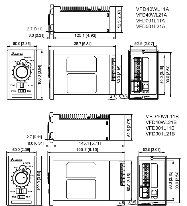   Delta Electronics VFD-L