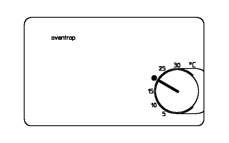 Elektronischer Raumthermostat