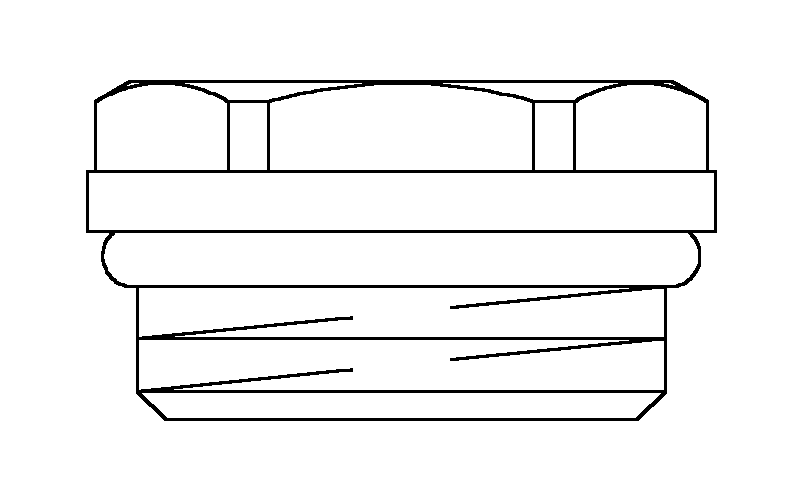 Blindstopfen 1/2