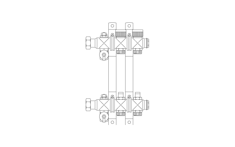 Edelstahl-Verteiler 1