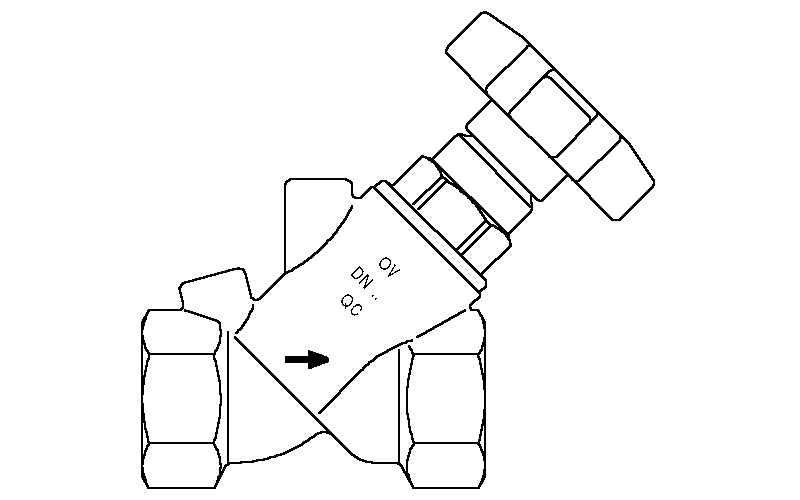 Aquastrom Freistromventil (F)