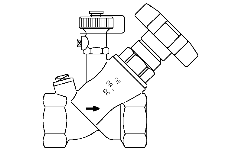 Aquastrom Freistromventil (F)