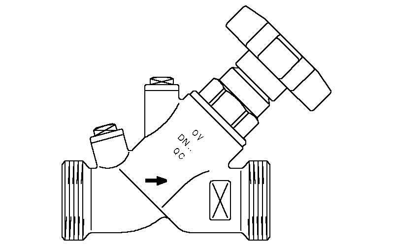 Aquastrom Freistromventil (F)