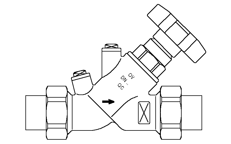 Aquastrom Freistromventil (F)