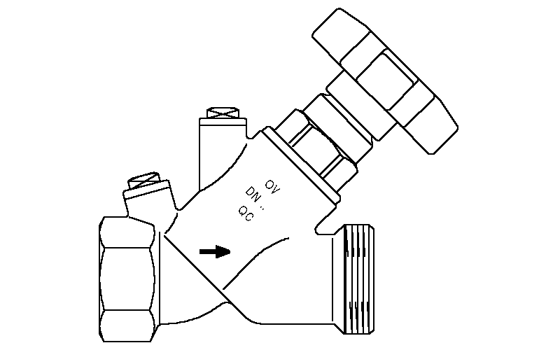 Aquastrom Freistromventil (F)