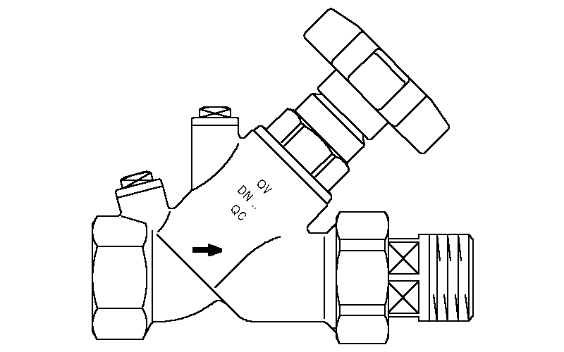 Aquastrom Freistromventil (F)