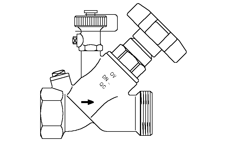 Aquastrom Freistromventil (F)