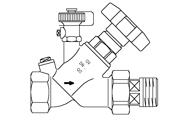 Aquastrom Freistromventil (F)