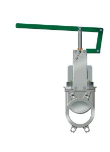 Шиберная ножевая задвижка Текофи VG6400-02 с рычагом